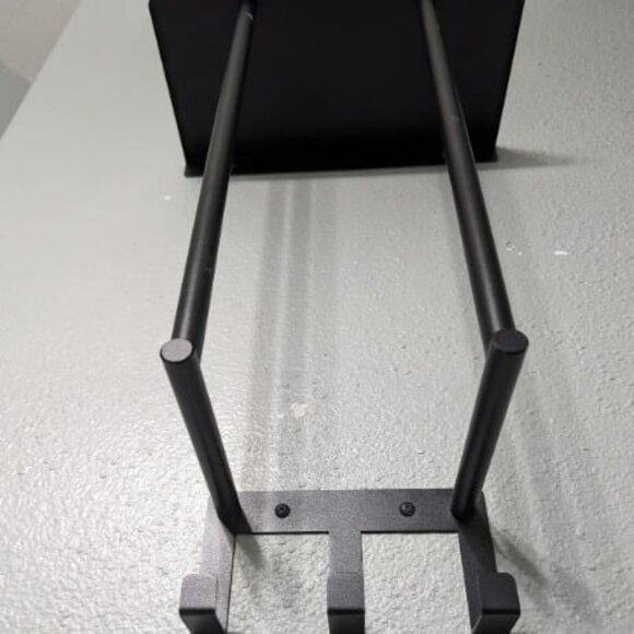 Towel Rack with Metal Shelf and 3 Hooks for Small Bathroom, Towel Storage - Picture 4 of 4